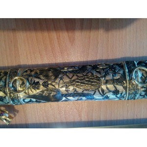 Altınkaplama Hz. Muhammed-Özel İşlemeli Replika Kılıç